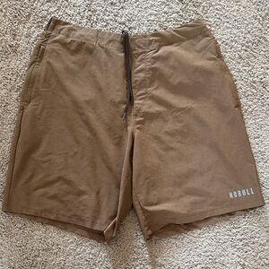 NOBULL XL training shorts - brown - EXCELLENT condition